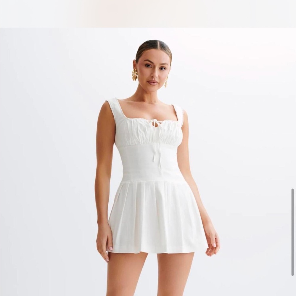 Meshki White Mini Dress *Brand New*